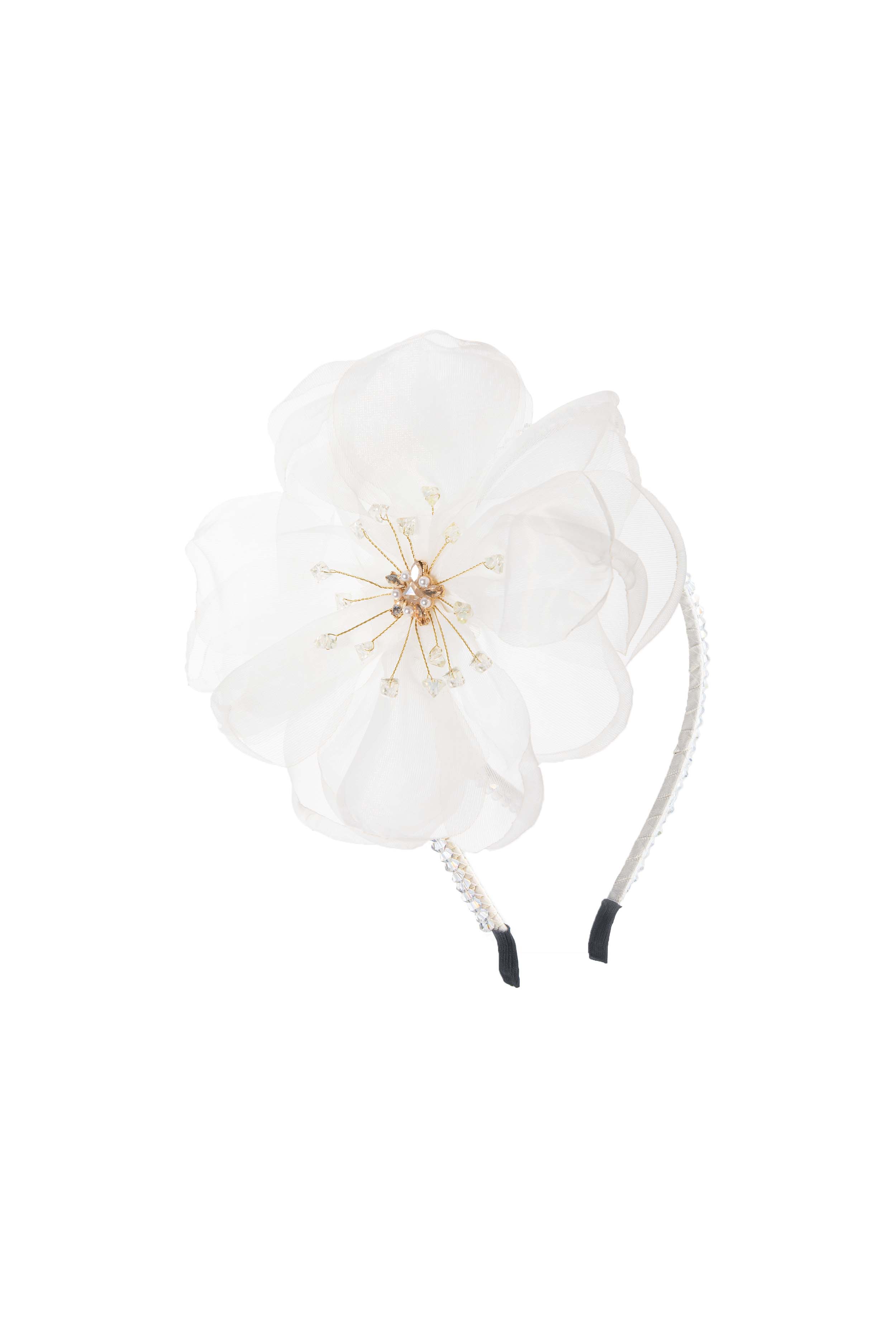 Cheerful Shimmer Flower Headband