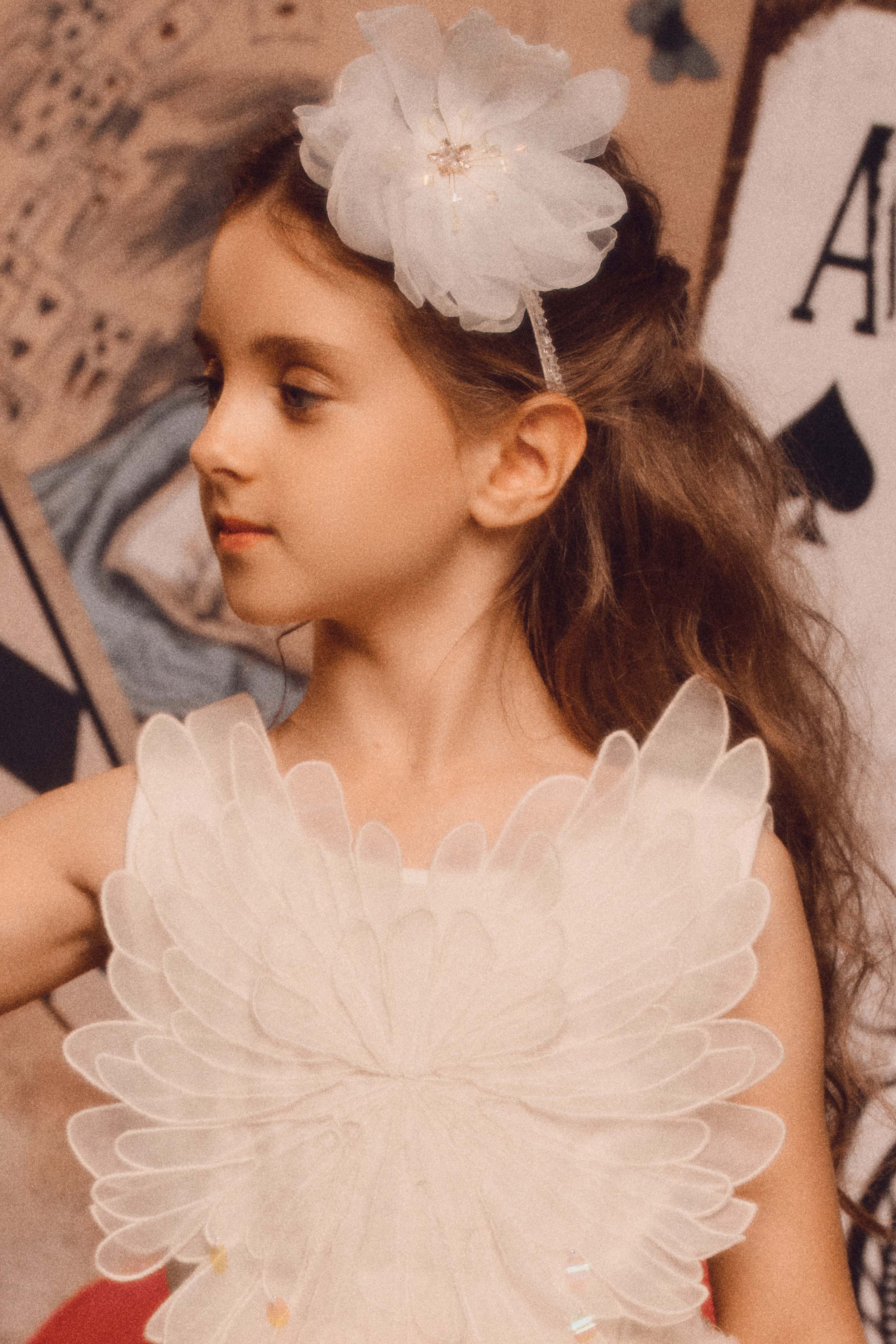 Cheerful Shimmer Flower Headband