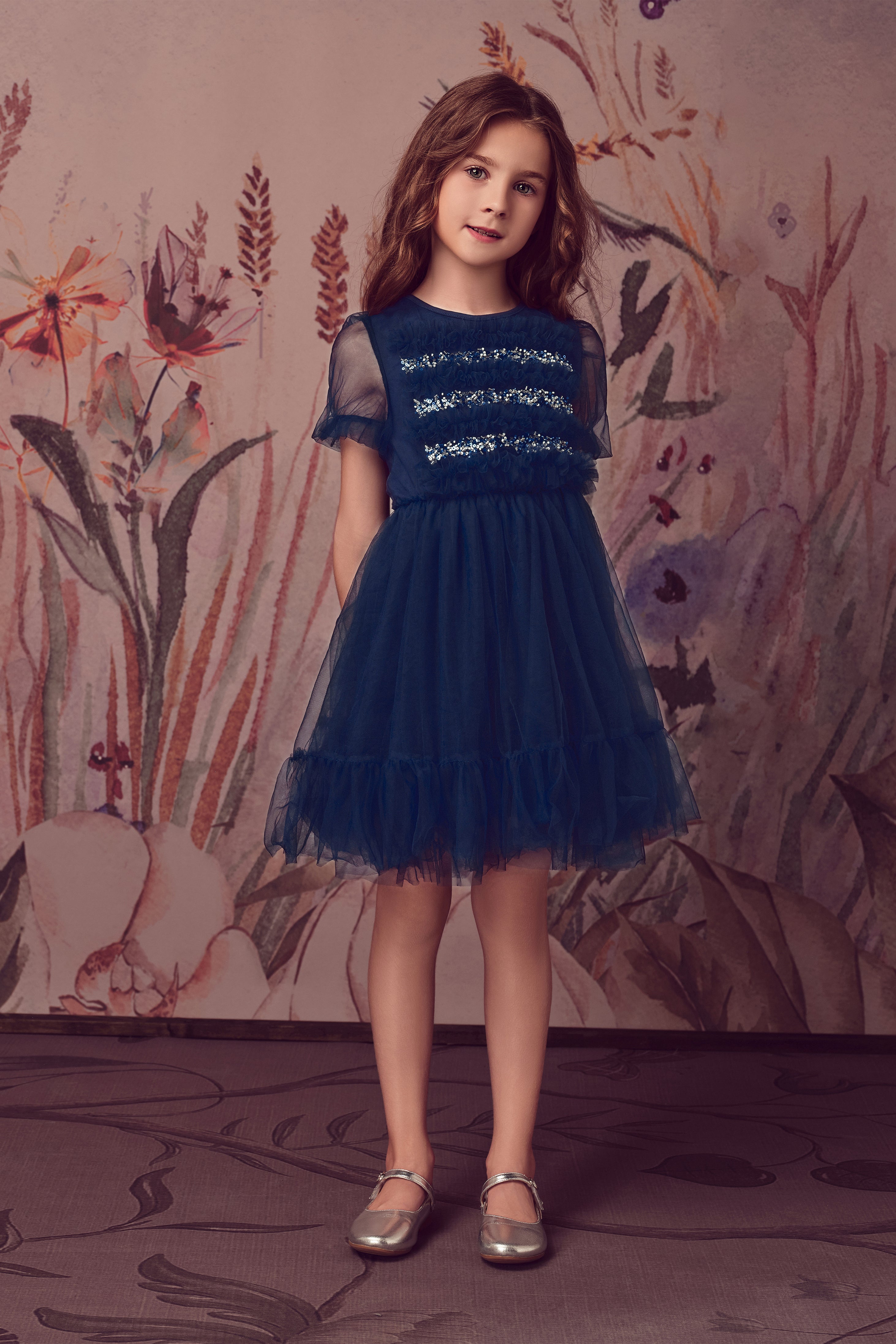 Dreamy Sequin Layered Tulle Tutu Dress