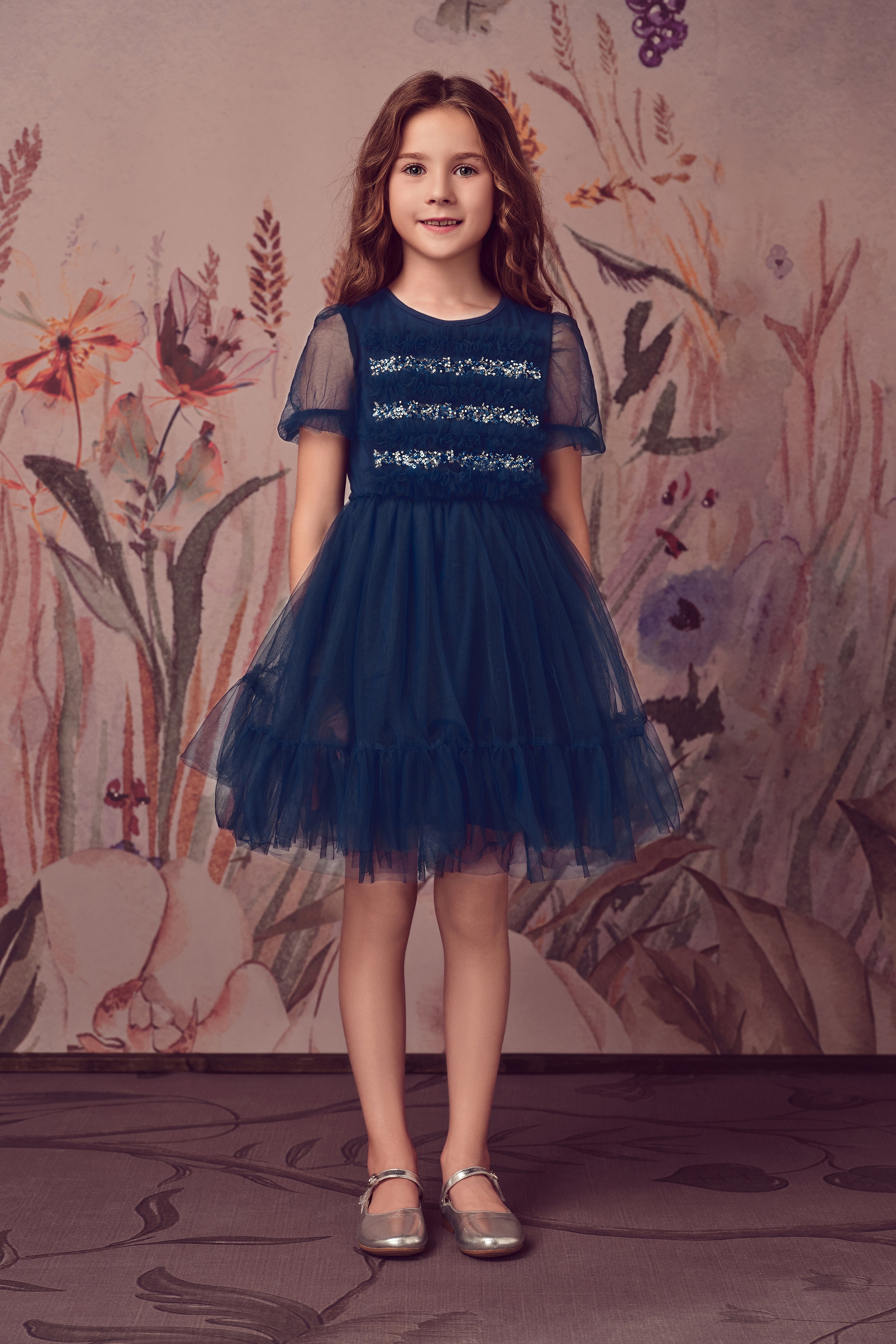 Dreamy Sequin Layered Tulle Tutu Dress