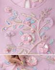 Embroidered Lace Flower Fairy Tutu Dress