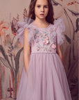 Embroidered Lace Flower Fairy Tutu Dress