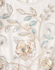 Whimsical Embroidered Flower Fairy Tutu Dress