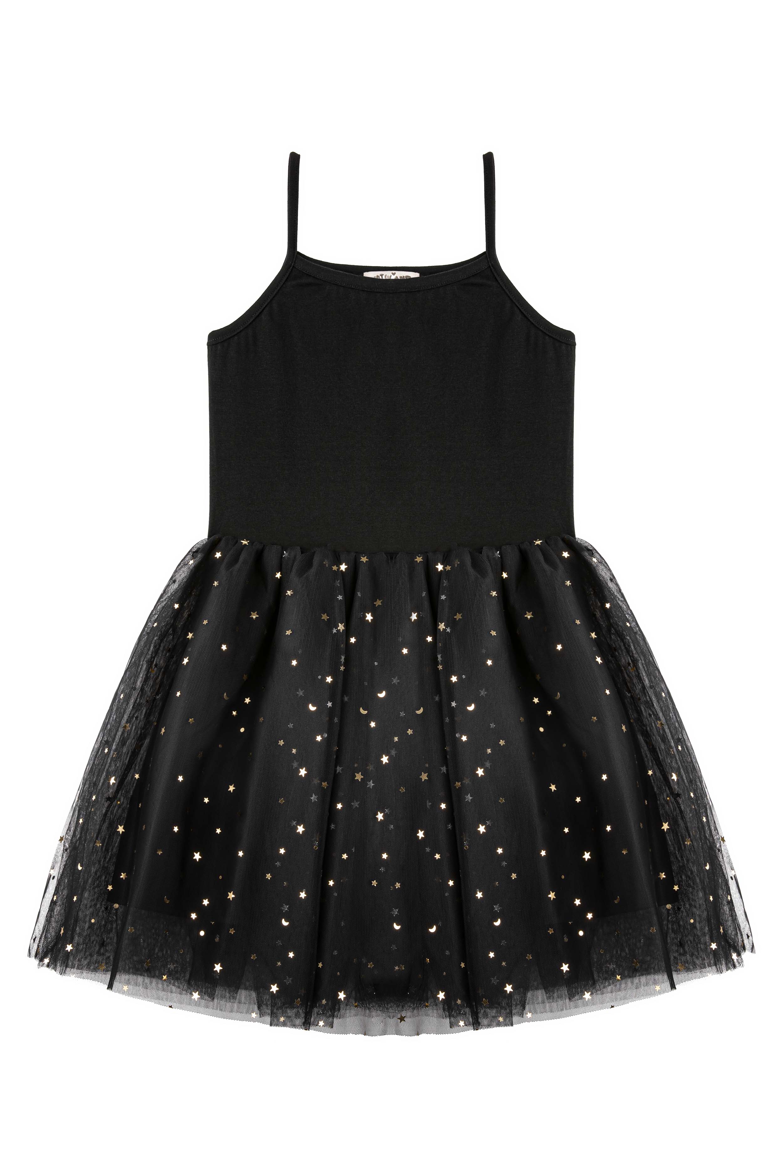 Glitter Ballerina Strap Tutu Dress