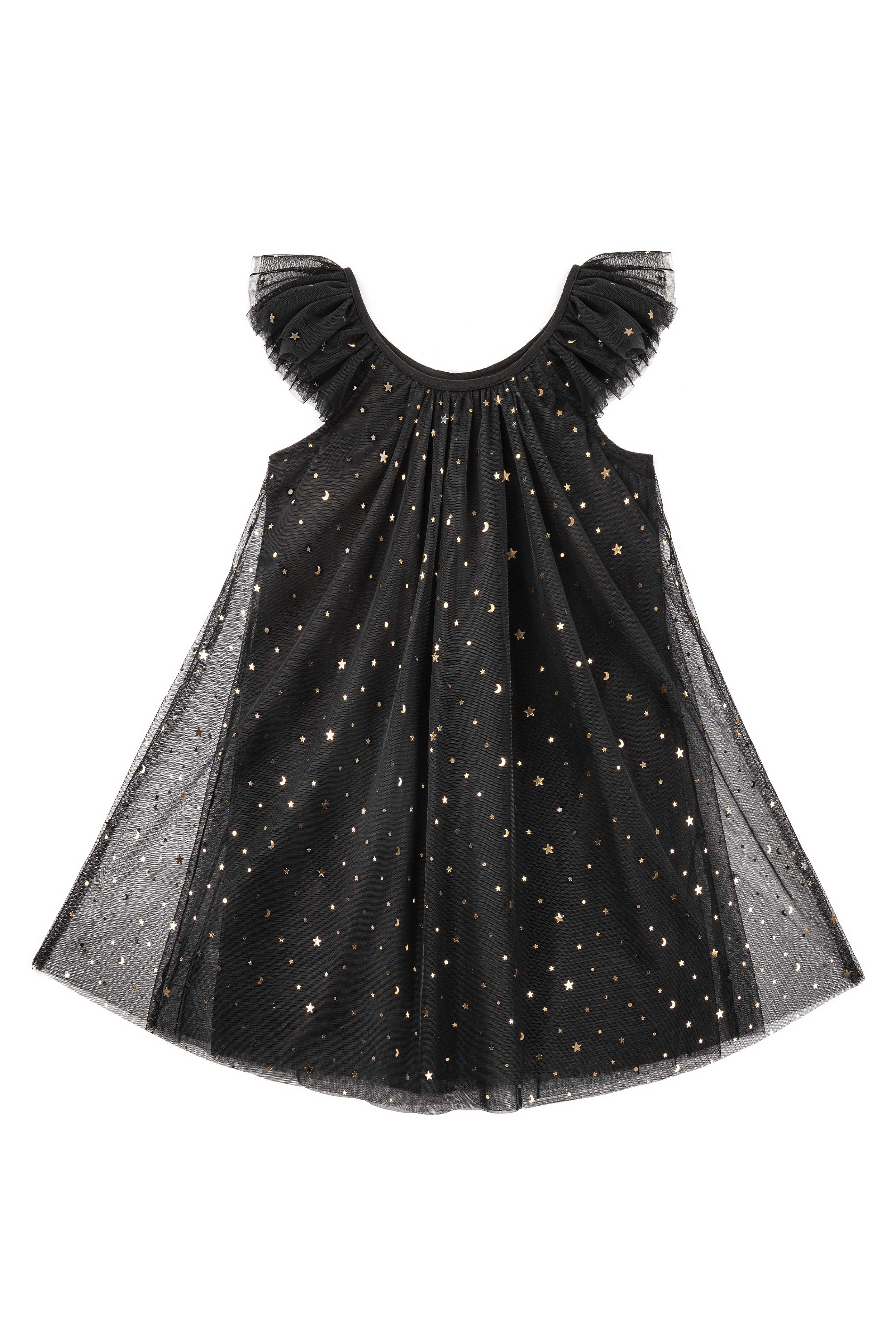 Glitter Layered Tulle Toddler Dress