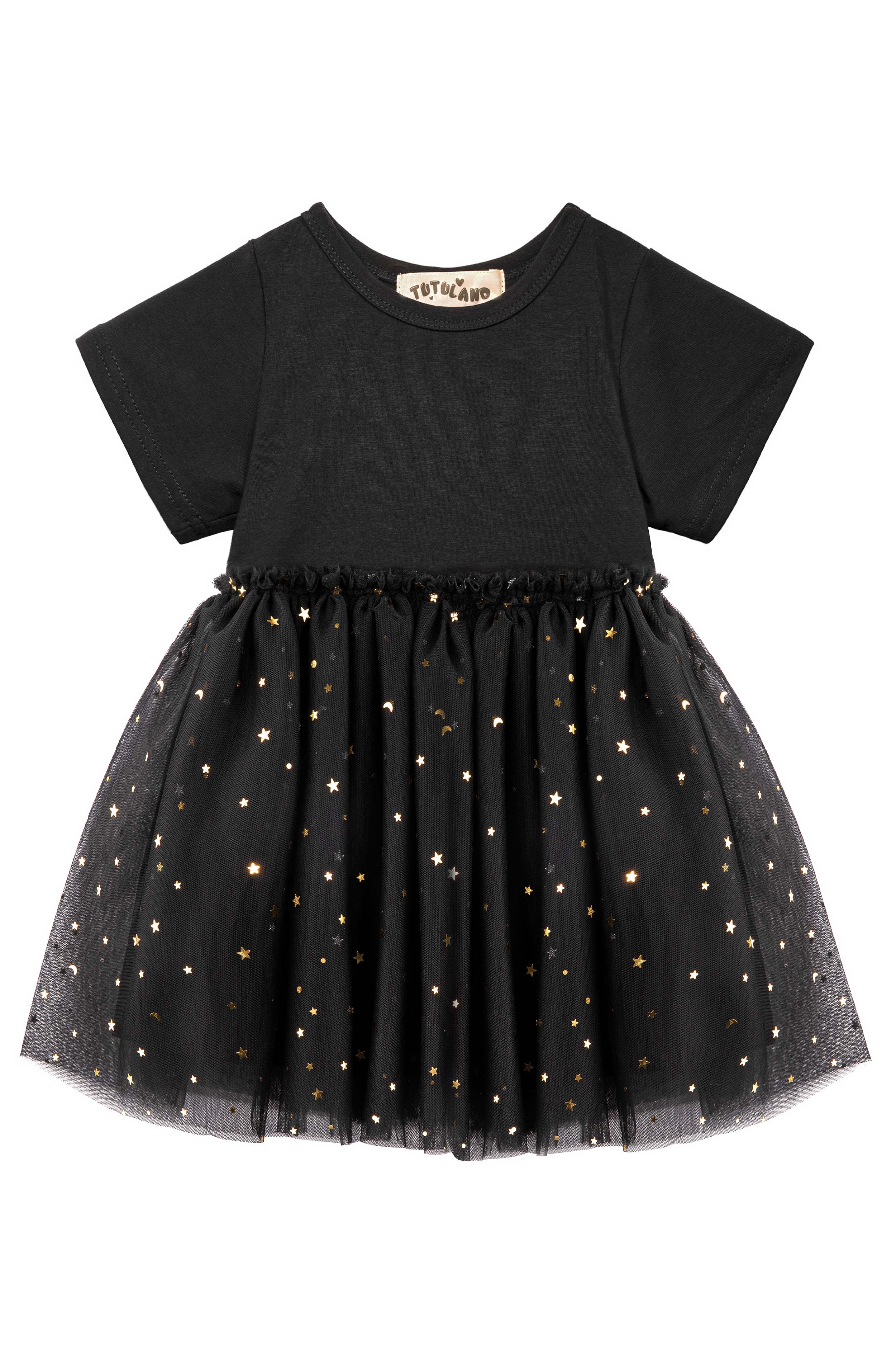 Glittering Sequin Tiered Tulle Tutu Dress