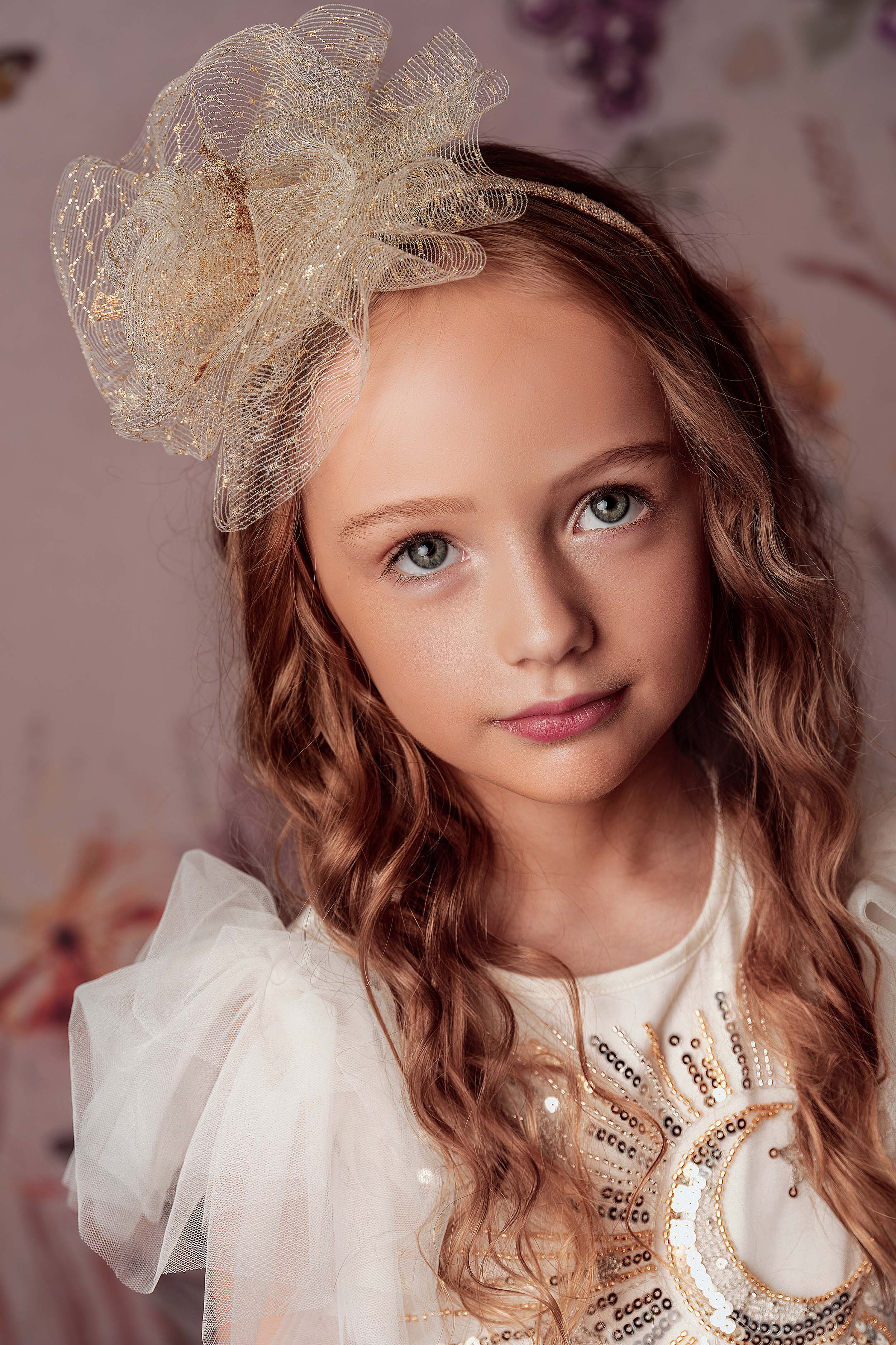 Mesh Flower Princess Style Headband