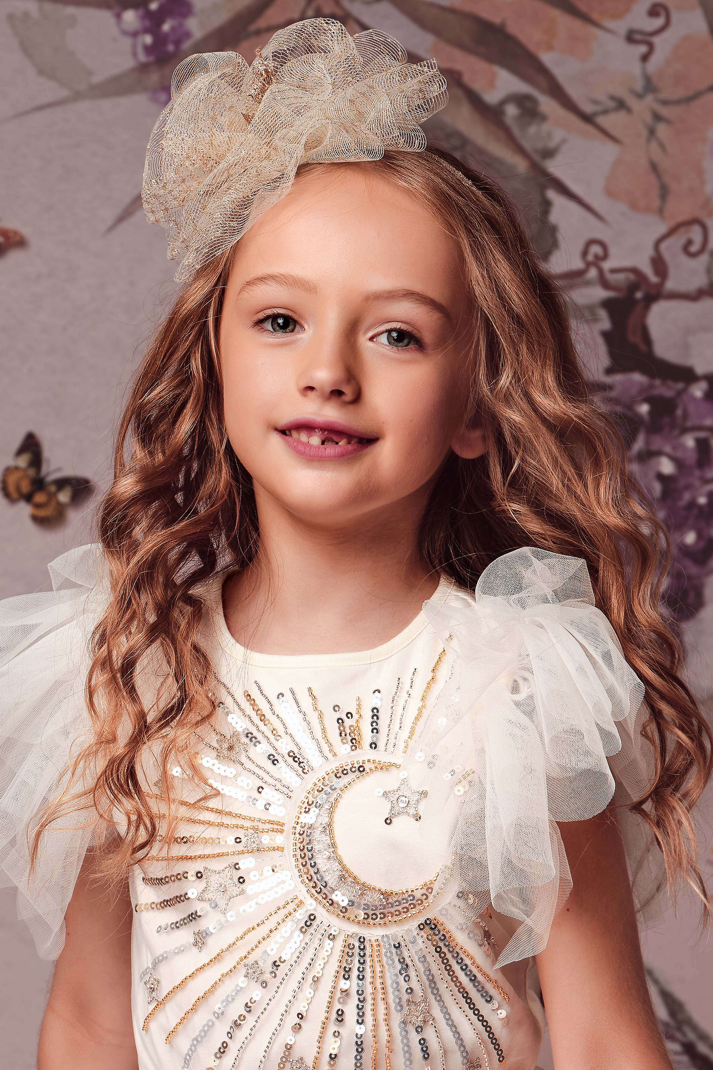 Mesh Flower Princess Style Headband