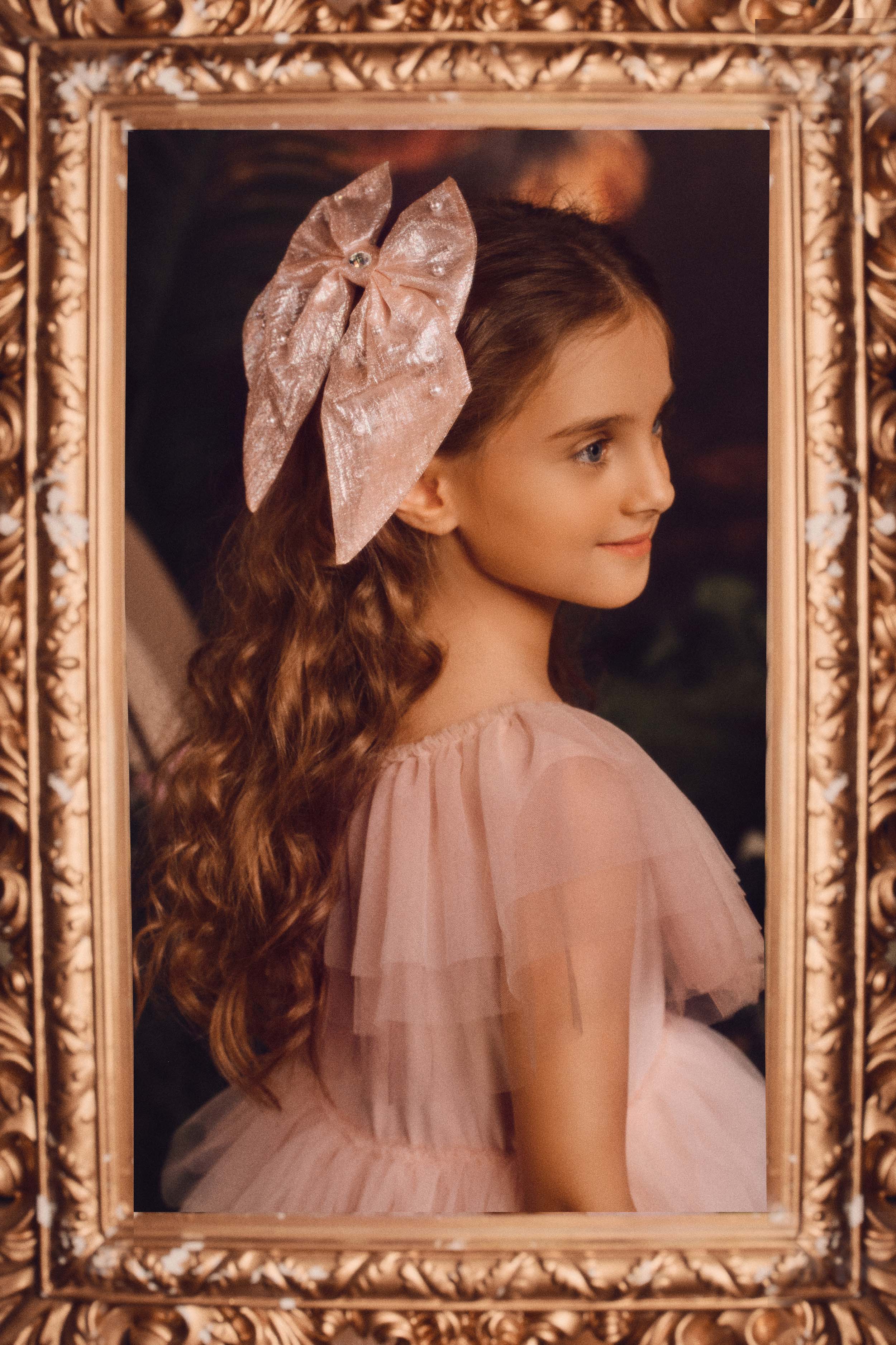 Rhinestone Bow Toddler Headband
