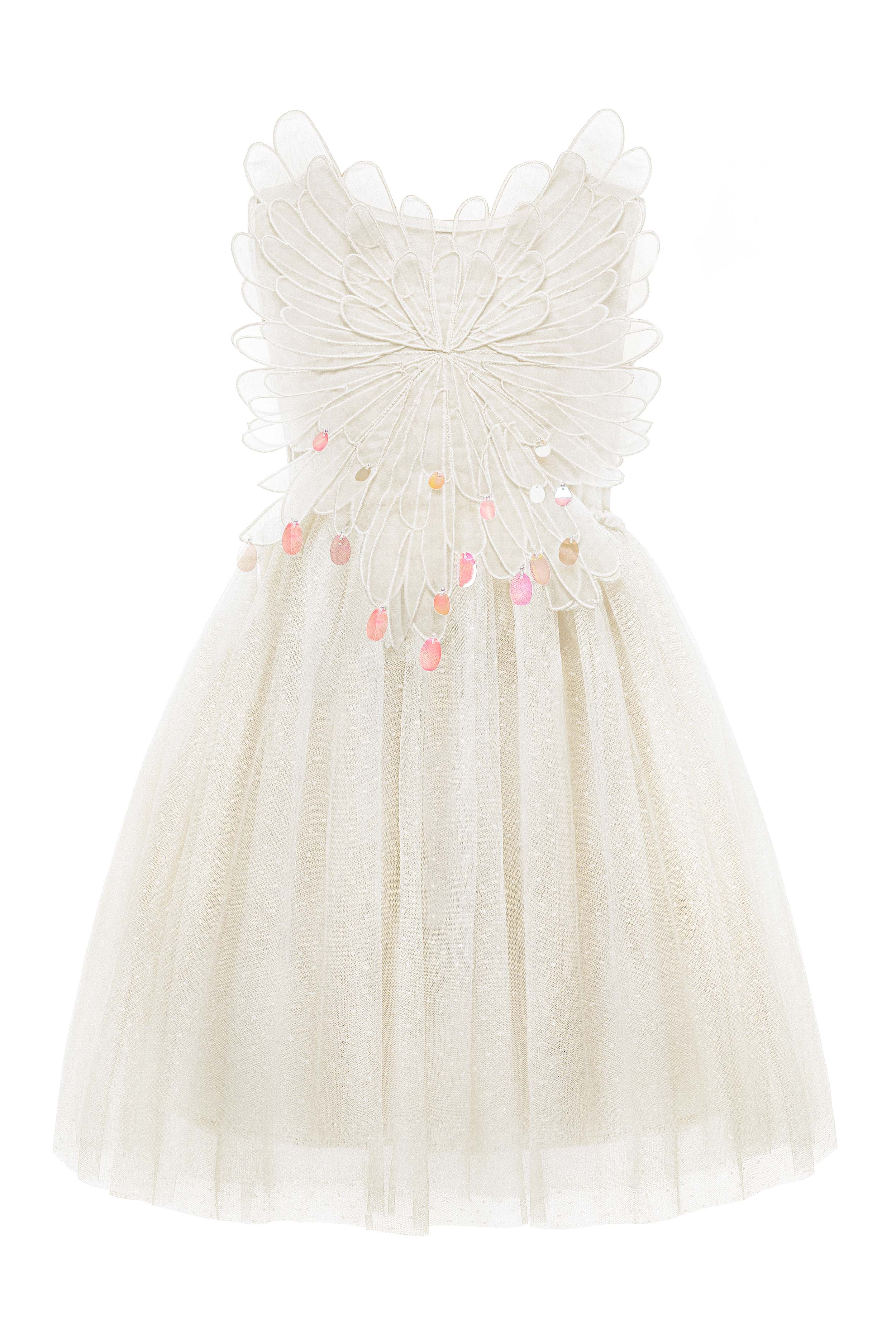 Charming Layered Wing Tulle Tutu Dress