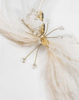 Sweet Beaded Ostrich Feather Headband