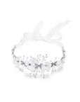 Crystal Flower Baby's Breath Tutu Headband