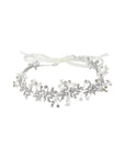 Crystal Pearl Leaf Fairy Headband