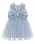 Cute Pearl Mesh Toddler Dress