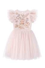 Embroidered Lace Flower Fairy Tutu Dress