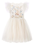 Whimsical Embroidered Flower Fairy Tutu Dress