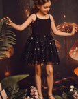 Glitter Ballerina Strap Tutu Dress