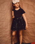 Glittering Sequin Tiered Tulle Tutu Dress