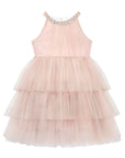 Halter Neck Tiered Tulle Toddler Dress