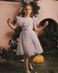 Charming Embroidered Flower Tutu Dress